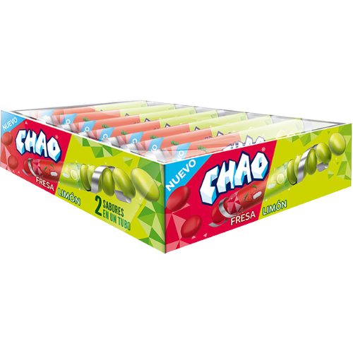 Chao Tubo Fresa y Limón 12 unds 